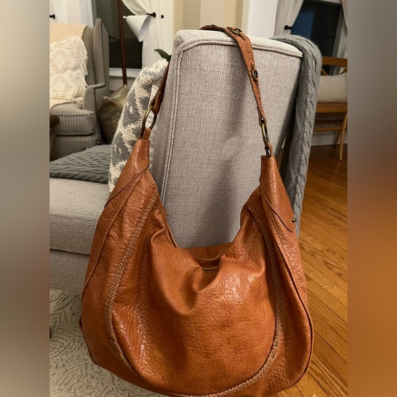 Jessica Simpson cognac, western style Shoulder Bag - Picture 6 of 7